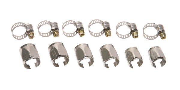 Chrome Tube Seal Hose Ends by Russell Performance Products